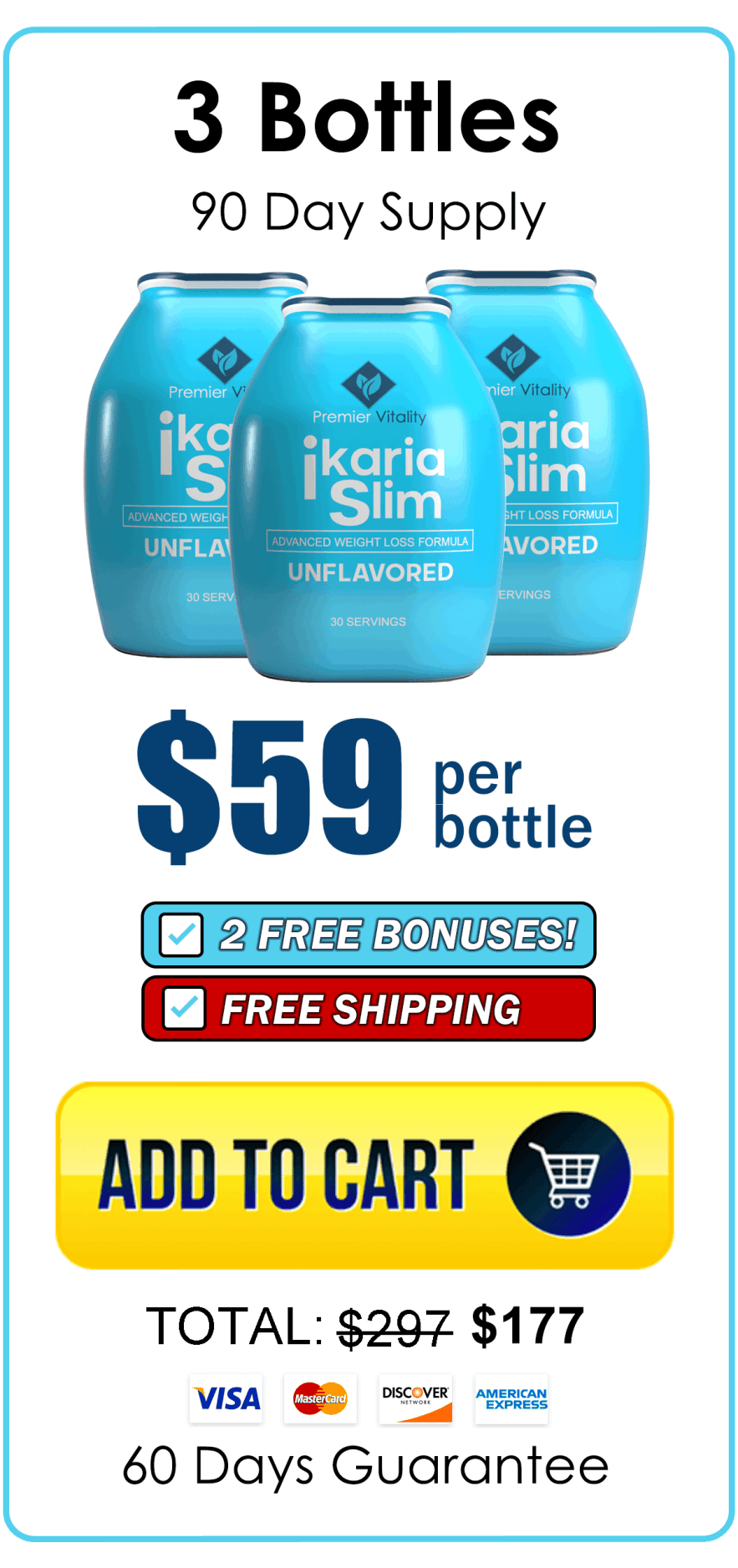  IkariaSlim 3 bottle